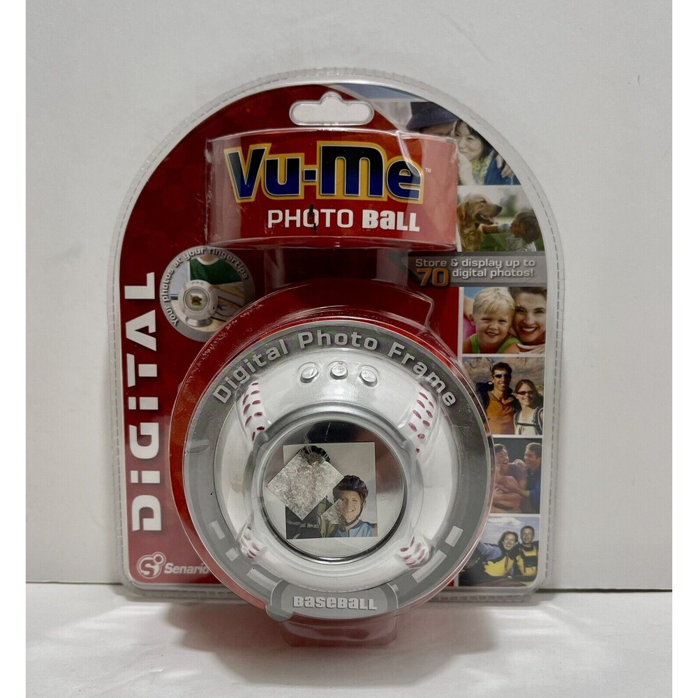 NEW Vu-Me Digital Photo Ball “Baseball” by Senario In Original Box Sealed